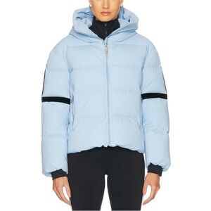 Fusalp Barsy Down Ski Jacket Sky Blue Size 38 Small Luxury Puffer